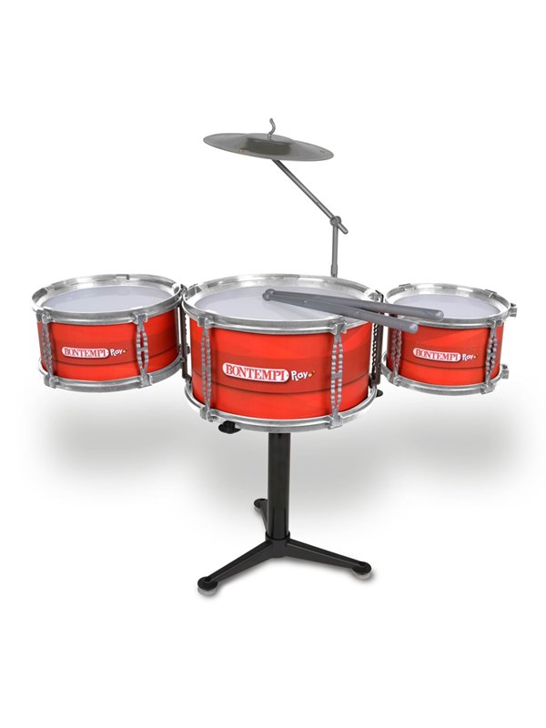 Bontempi Drum set 3 parts with cymbal