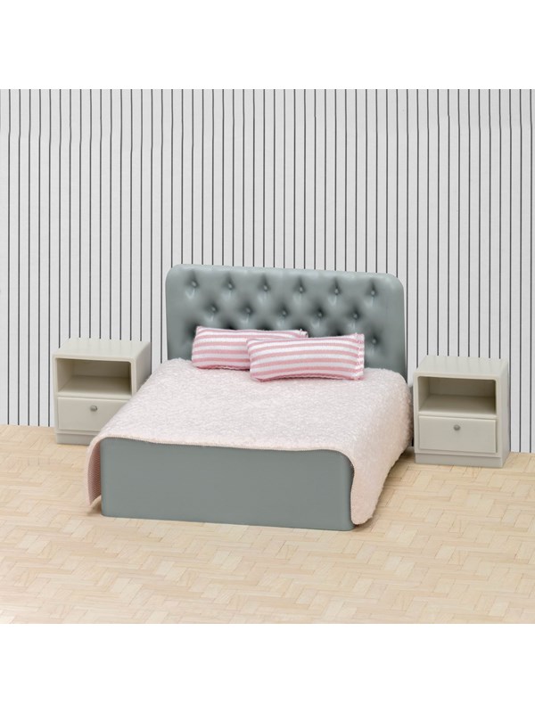 Lundby basic bedroom set