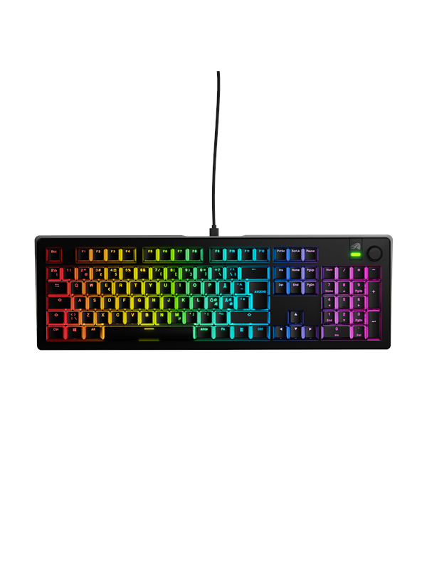 Glorious GMMK 3 100% Prebuilt - Fox Linear - Pelinäppäimistö - Pohjoismainen - Musta