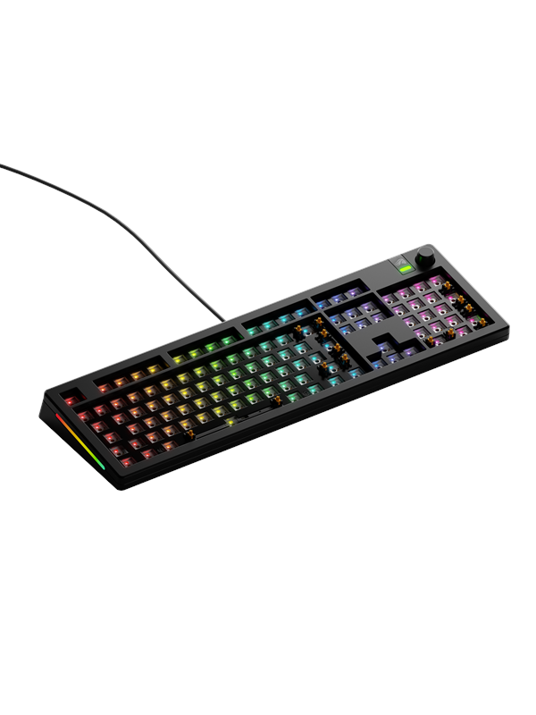 Glorious GMMK 3 100% - Barebone ISO - Pelinäppäimistö - Musta
