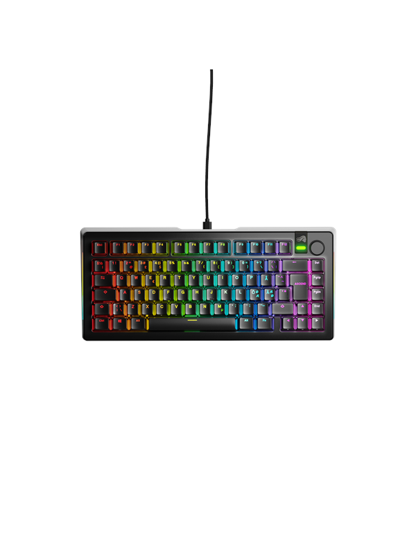 Glorious GMMK 3 Pro 75% - Pelinäppäimistö - ilman numpadia - Pohjoismainen - Musta