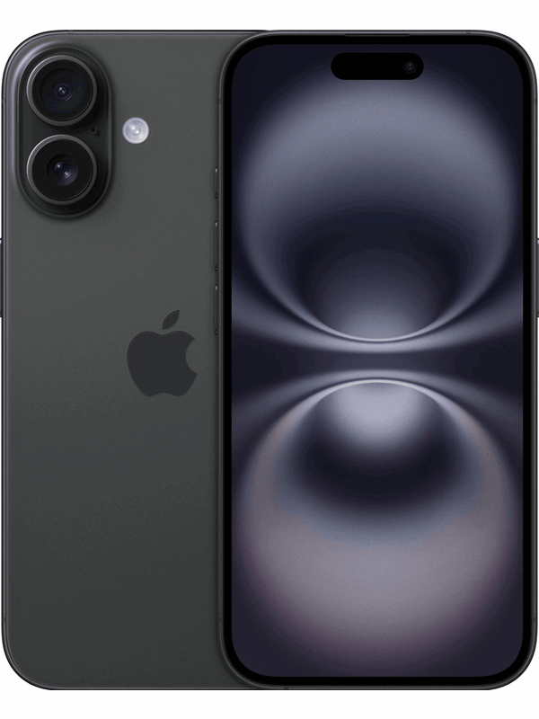 Apple iPhone 16 128 Gt, musta