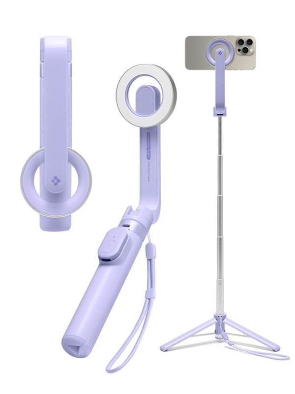 Spigen MagSafe Tripod Selfie Stick - lavender