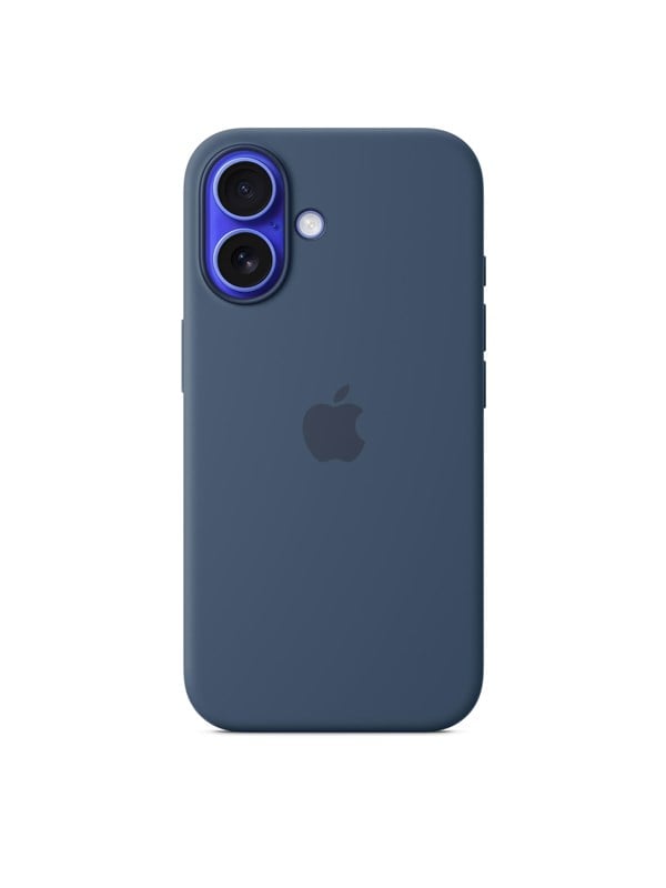 Apple iPhone 16 Silicone Case with MagSafe - Denim