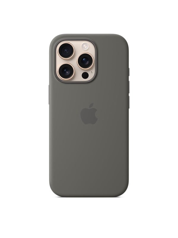 Apple iPhone 16 Pro Silicone Case with MagSafe - Stone Gray