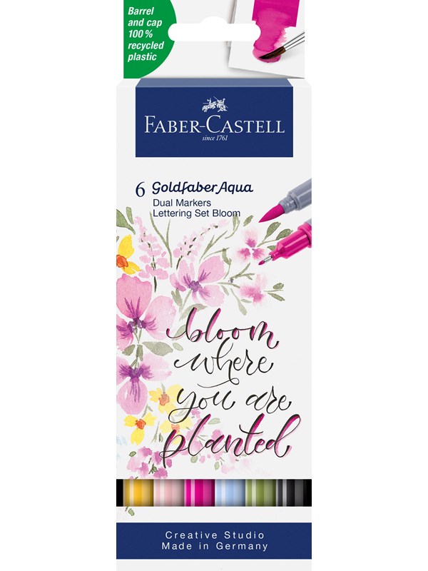 Faber-Castell Gofa Aqua Dual Marker Lettering 6x