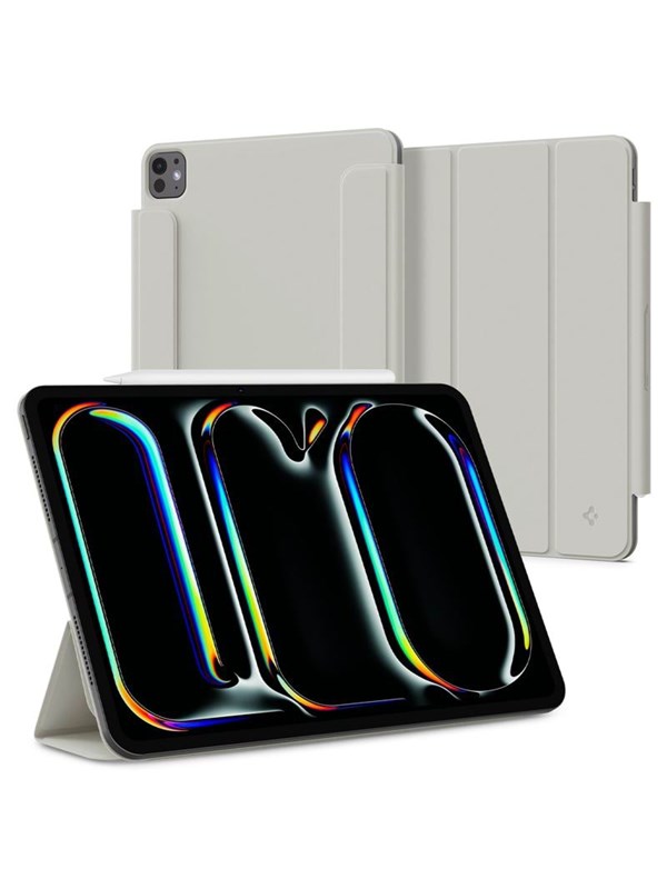 Spigen Air Skin Folio OneTap - gray - iPad Pro 11"" 2024