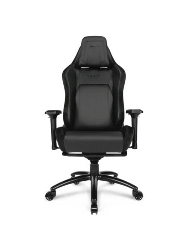 L33T E-Sport Pro Comfort Gaming Chair (PU) Black Pelituoli - Musta - PU Nahka - Jopa 140 kg