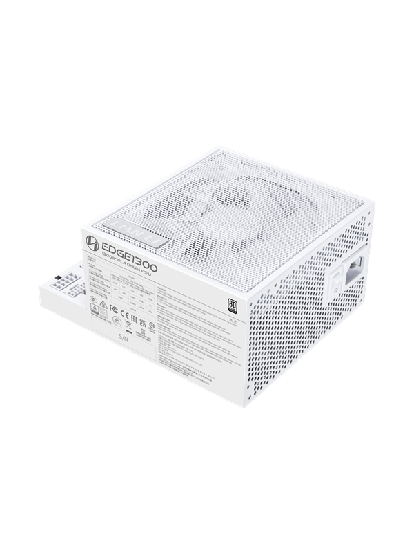 Lian Li EDGE 850 WHITE Virtalähde - 850 Watt - 120 mm - ATX 3.1 - 80 Plus Platina sertifioitu