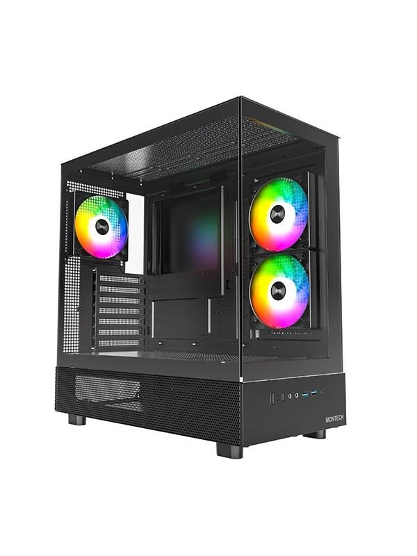 Montech XR TG - Kotelot - Miditower - Musta