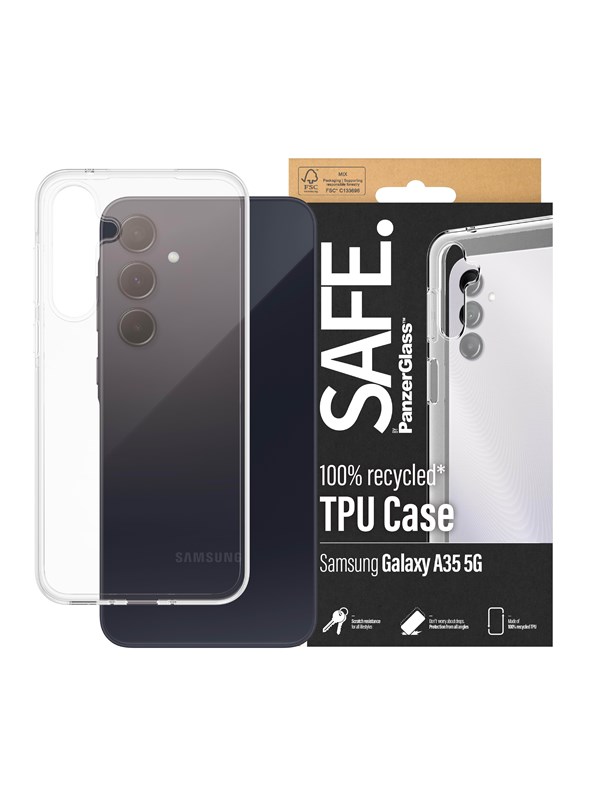 SAFE by PanzerGlass TPU Case Samsung Galaxy A35 5G | Transparent