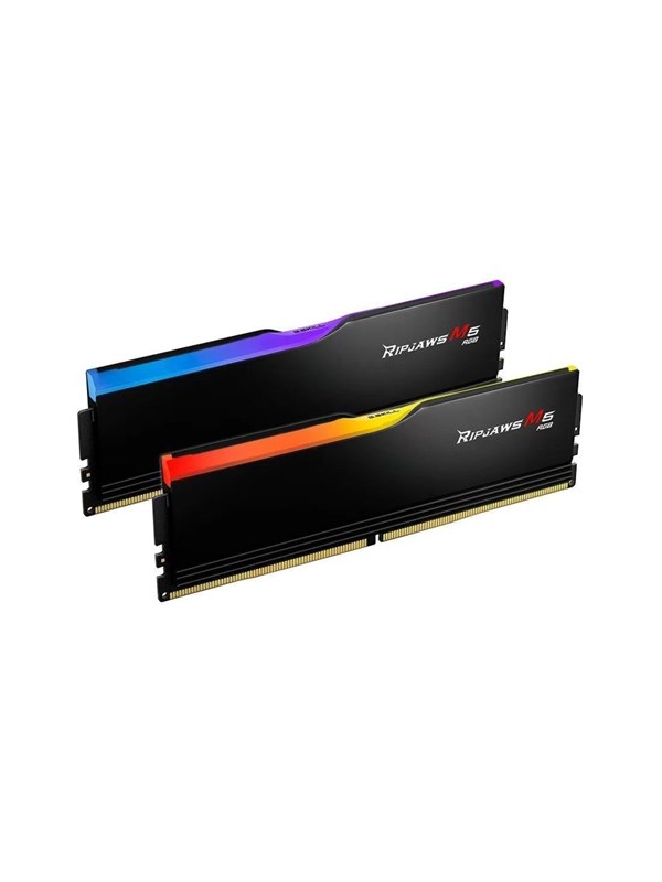 G.Skill Ripjaws M5 RGB DDR5-6000 - 32GB - CL36 - Dual Channel (2 pcs) - Intel XMP - Musta RGB