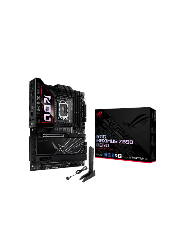 ASUS ROG MAXIMUS Z890 HERO Emolevy - Intel Z890 - Intel LGA1851 - DDR5 RAM - ATX