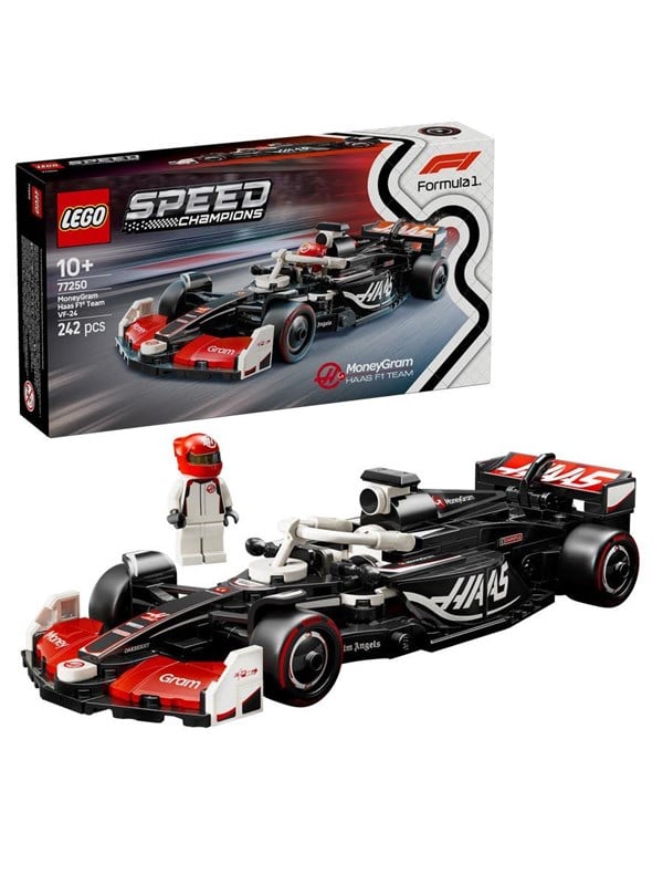 LEGO Speed Champions 77250 MoneyGram Haas F1® Team VF-24 ‑kilpa-auto