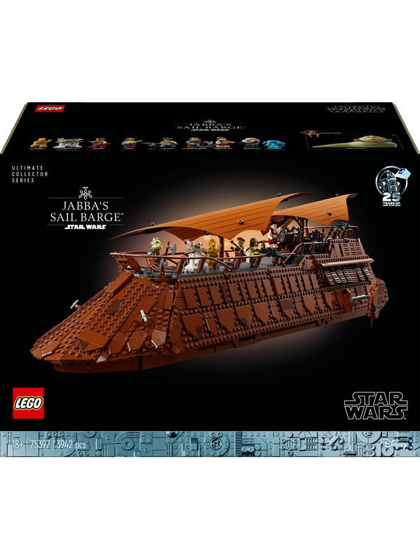 LEGO Star Wars 75397 Jabban purjeproomu