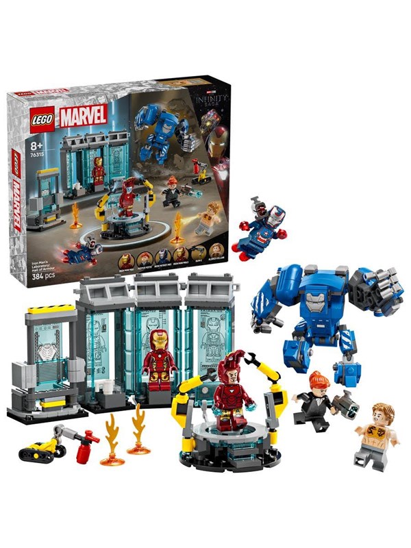 LEGO Super Heroes 76315 Iron Manin laboratorio - Haarniskahuone