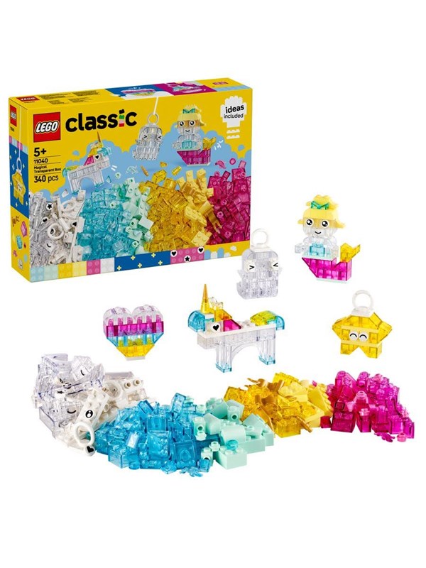 LEGO Classic 11040 Läpinäkyvien palikoiden taikalaatikko