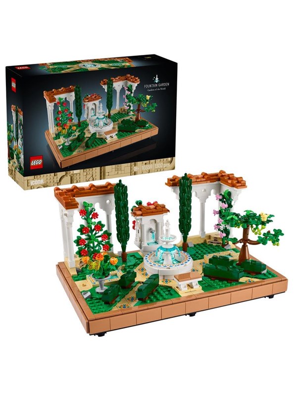 LEGO Icons 10359 Puutarha ja suihkulähde