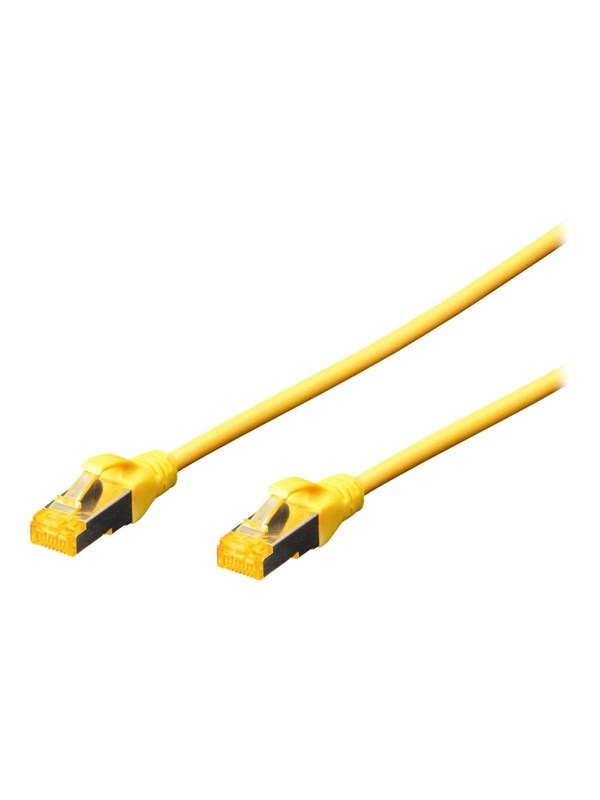 DIGITUS patch cable - 1 m - yellow RAL 1018 - 1m