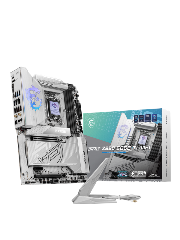 MSI MPG Z890 EDGE TI WIFI Emolevy - Intel Z890 - Intel LGA1851 - DDR5 RAM - ATX