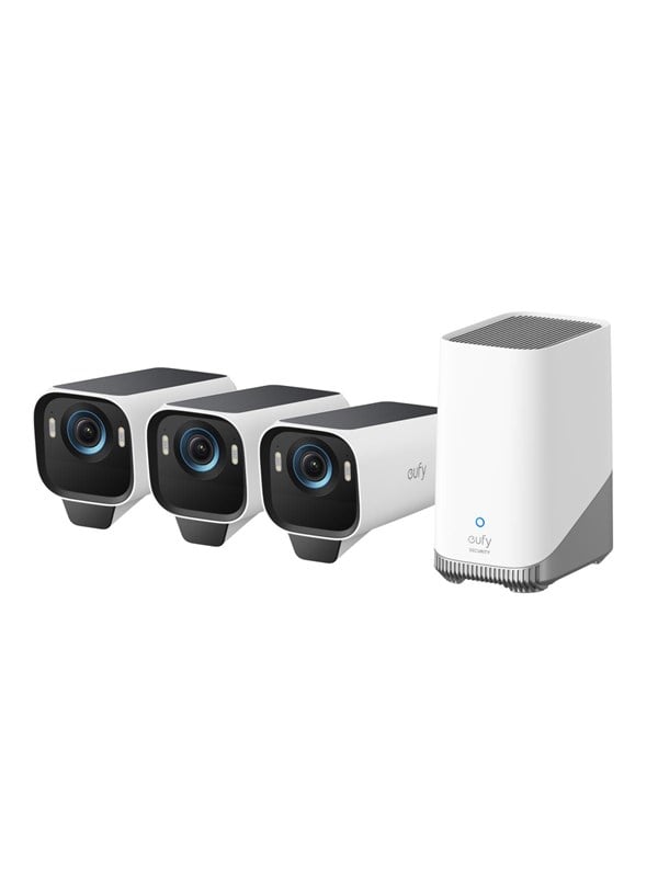 Eufy Cam S3 Pro, 3-kamerapaketti, turvakamera