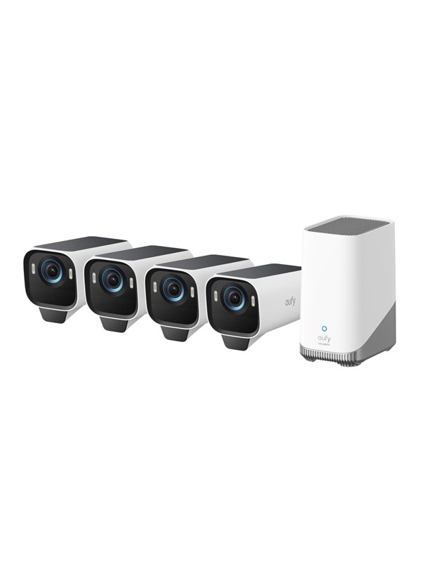 Eufy Cam S3 Pro, 4-kamerapaketti, turvakamera