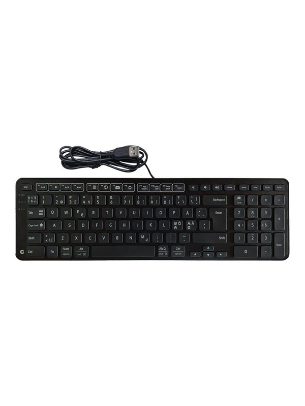 Contour Balance - USB | Nordic layout - Näppäimistö - Pohjoismainen - Musta