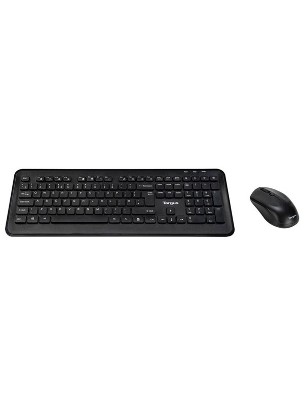 Targus Full-size Wireless Keyboard and Mouse Combo - Black (Nordic) - Näppäimistö ja Hiirisetti - Pohjoismainen - Musta