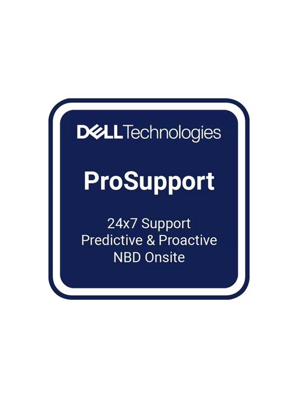 Dell Upgrade from 1Y Basic Onsite to 3Y ProSupport - extended service agreement - 3 years - on-site