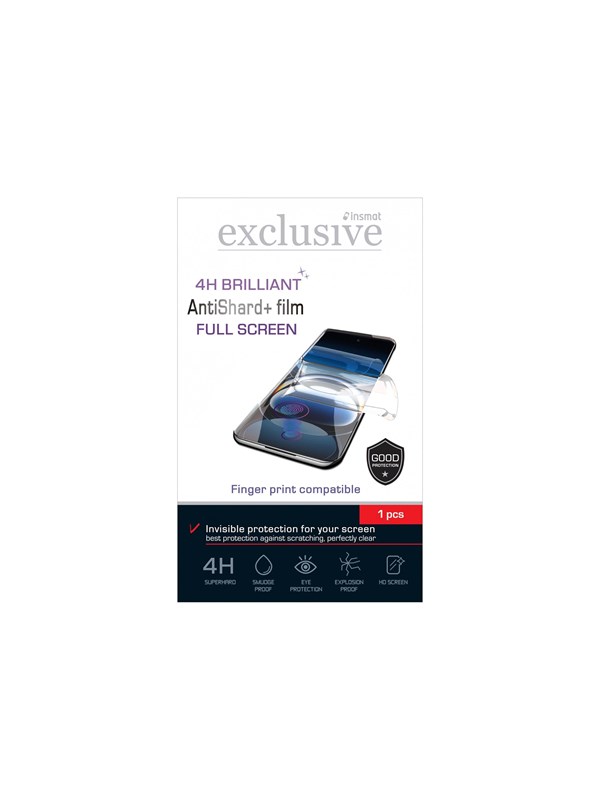 Insmat Exclusive AntiShard+ - screen protector for mobile phone - full screen