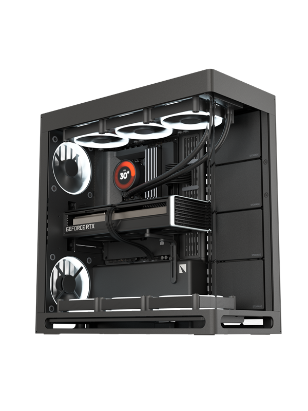 Havn HS 420 Black - Kotelot - Miditower - Musta
