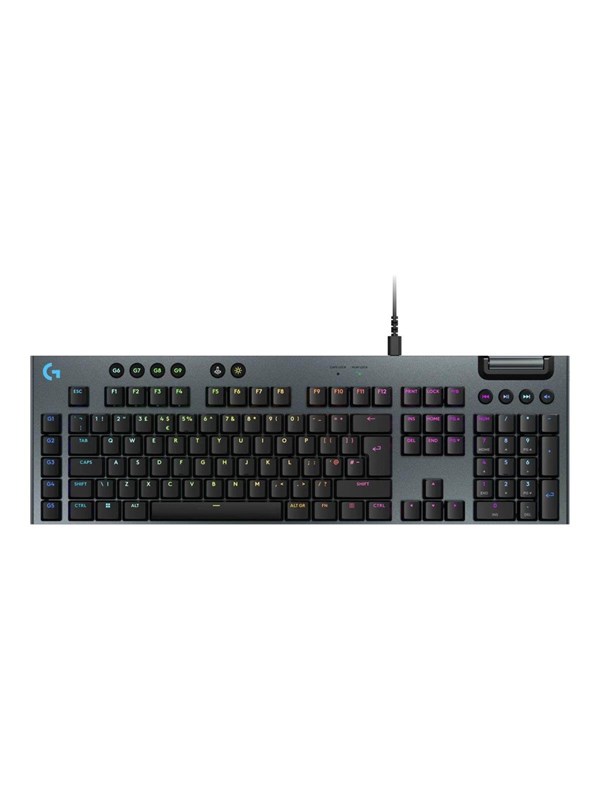 Logitech G915 X Wired - Tactile - 100% - Pelinäppäimistö - Englanti - Musta