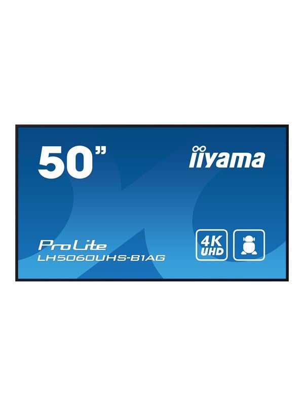iiyama ProLite LH5060UHS-B1AG 50" Class (49.5" viewable) LED-backlit LCD display - 4K - for digital signage