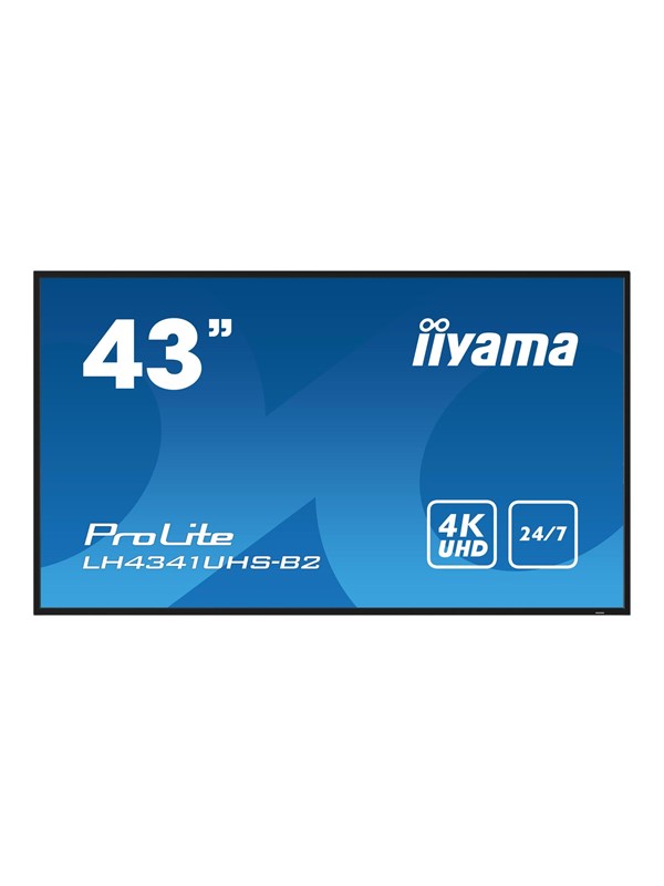 iiyama ProLite LH4341UHS-B2 43"" Class (42.5"" viewable) LED-backlit LCD display - 4K - for digital signage