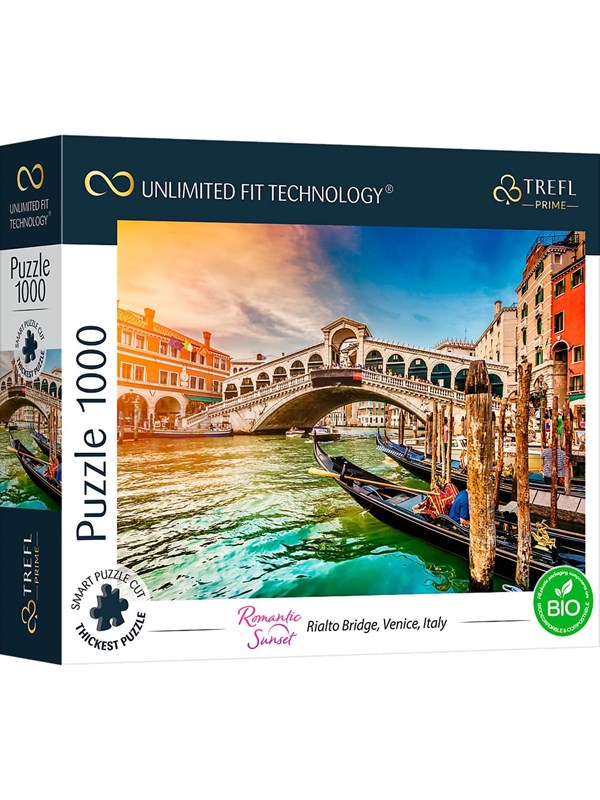 Trefl Puzzle - Unlimited Fit - Rialto Bridge Venice Italy (1000 pieces) Lattia