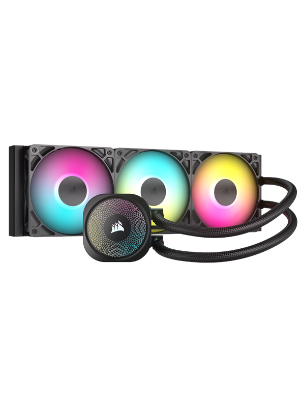 Corsair NAUTILUS 360 ARGB Black - CPU Vesijäähdytys - Max 36 dBA
