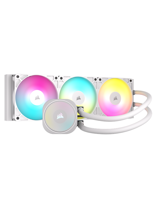 Corsair NAUTILUS 360 ARGB White - CPU Vesijäähdytys - Max 36 dBA