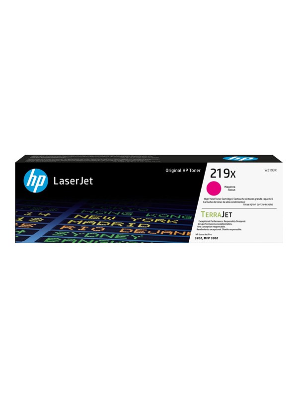 HP 219X Korkea riittoisuus -laservärikasetti, magenta