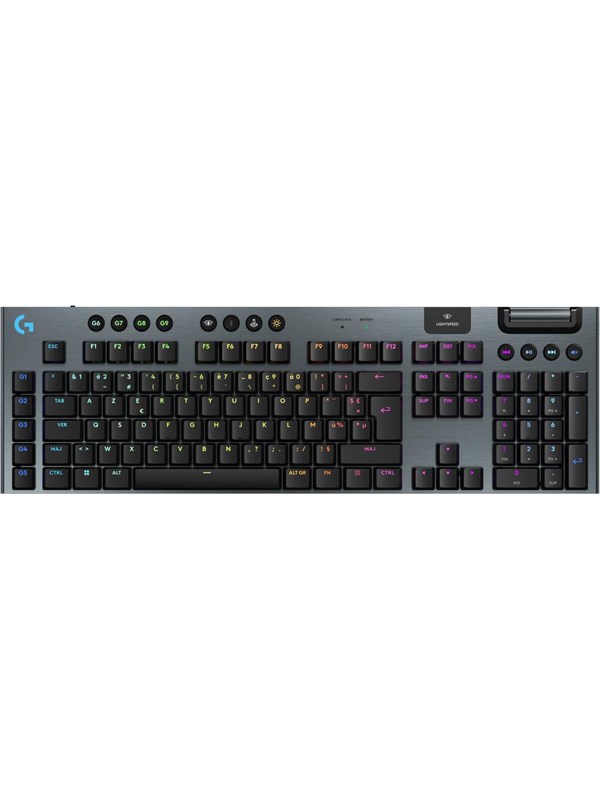 Logitech G915 X LIGHTSPEED - Tactile - 100% - Pelinäppäimistö - Ranskalainen - Musta