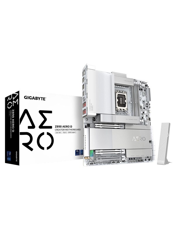 GIGABYTE Z890 AERO D Emolevy - Intel Z890 - Intel LGA1851 - DDR5 RAM - ATX