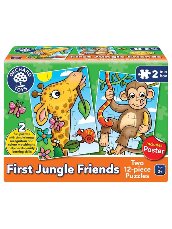 Orchard First Jungle Friends - Puzzle set Lattia