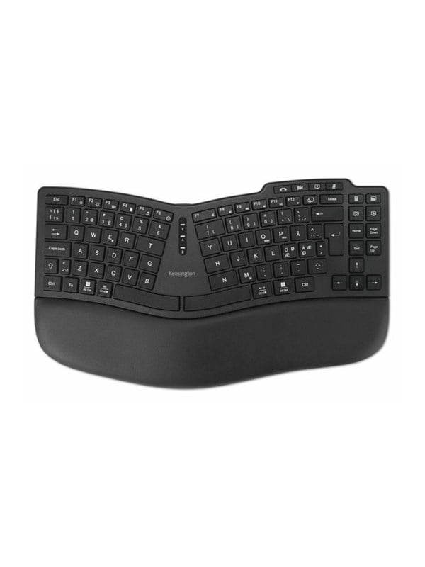 Kensington Pro Fit® Ergo KB675 EQ TKL ladattava näppäimistö - Näppäimistö - Pohjoismainen - Musta