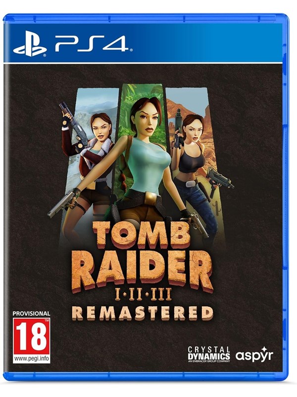 Tomb Raider I-III Remastered - Sony PlayStation 4 - Toiminta/Seikkailu