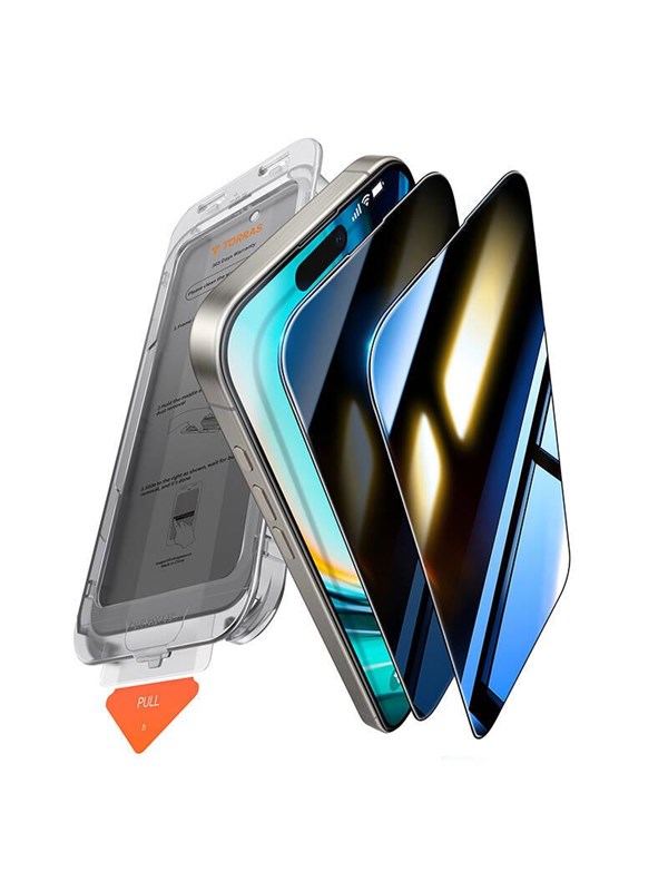Torras Install Master Privacy Glass for iPhone 16 Pro
