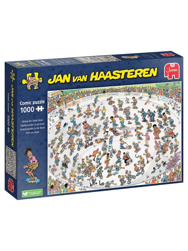 Jan van Haasteren Riding the Skate Bowl (1000)