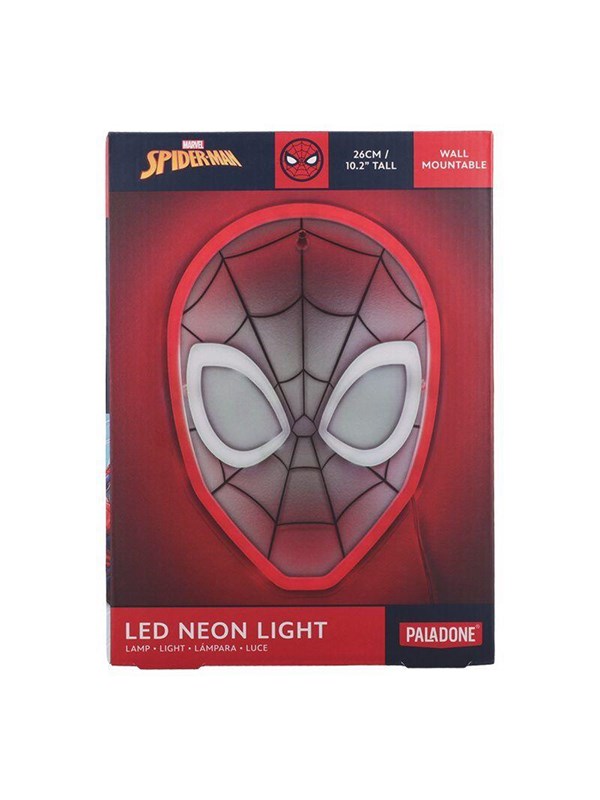 Paladone - Spider-Man Wall Mountable LED Neon Light - Lamppu