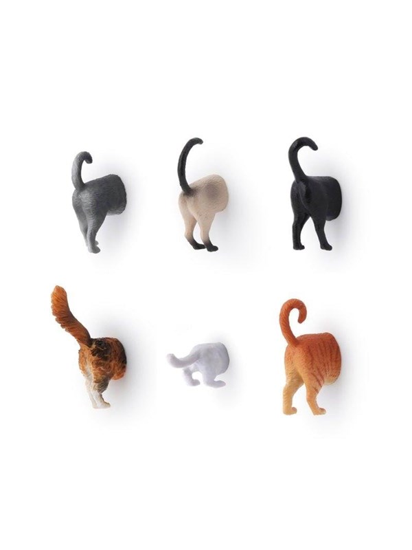 Kikkerland Cat Butt Magnets