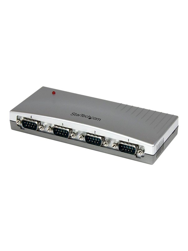 StarTech.com 4 Port USB to Serial RS232 Adapter - DB9M - RS232 Extension - Serial to USB (ICUSB2324) - serial adapter - USB - RS-232 x 4