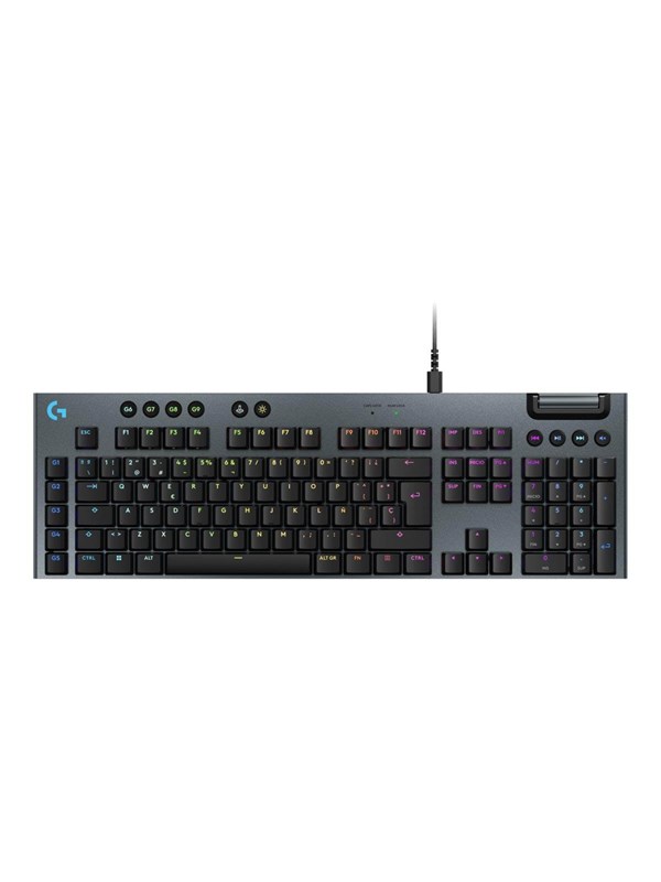 Logitech G915 X Wired - 100% Full-size - Tactile - Pelinäppäimistö - Espanjalainen - Musta