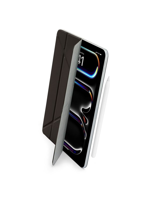 Pipetto iPad Pro 11 (2024) Origami No4 Folio Case - Black